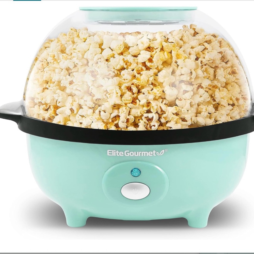 Elite Gourmet EPM330M Automatic Stirring 12-cup Popcorn Maker Popper, Hot Oil